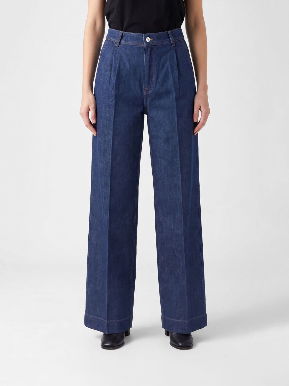 7 For All Mankind Straight Denim Jeans
