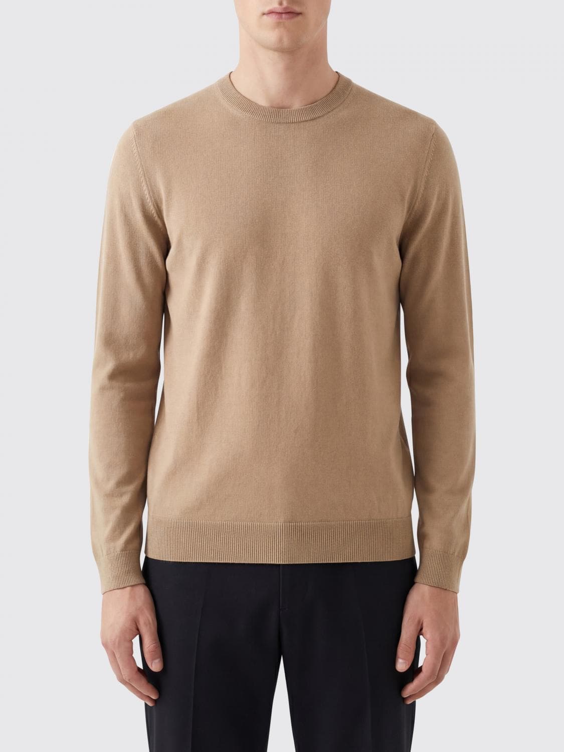 Zanone Cotton Crew Neck Sweater