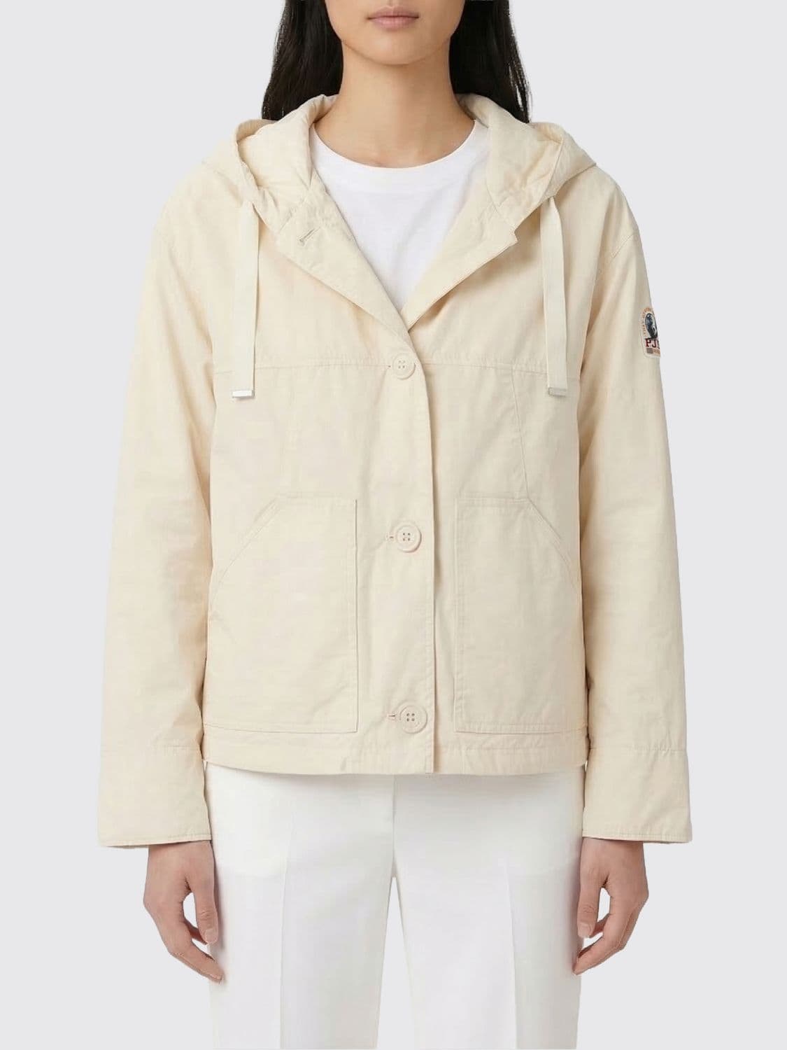Parajumpers Cotton Blend Hooded Jacket · S