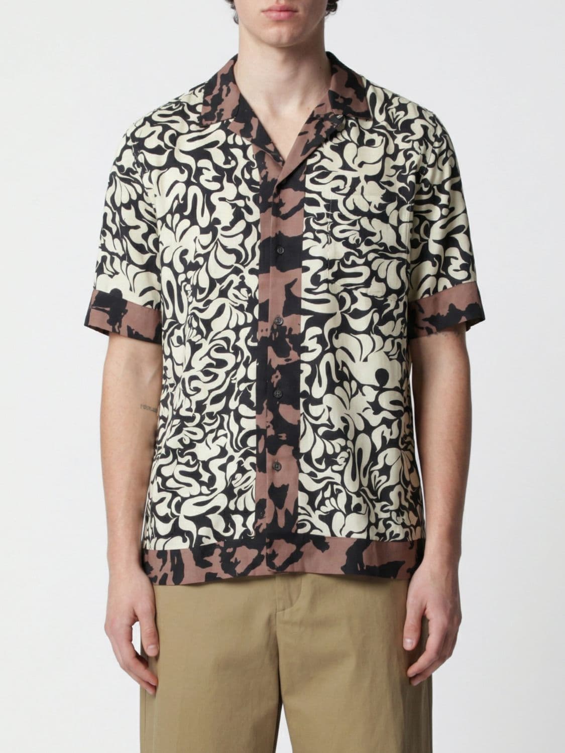 Dries Van Noten Printed Viscose Casual Shirt