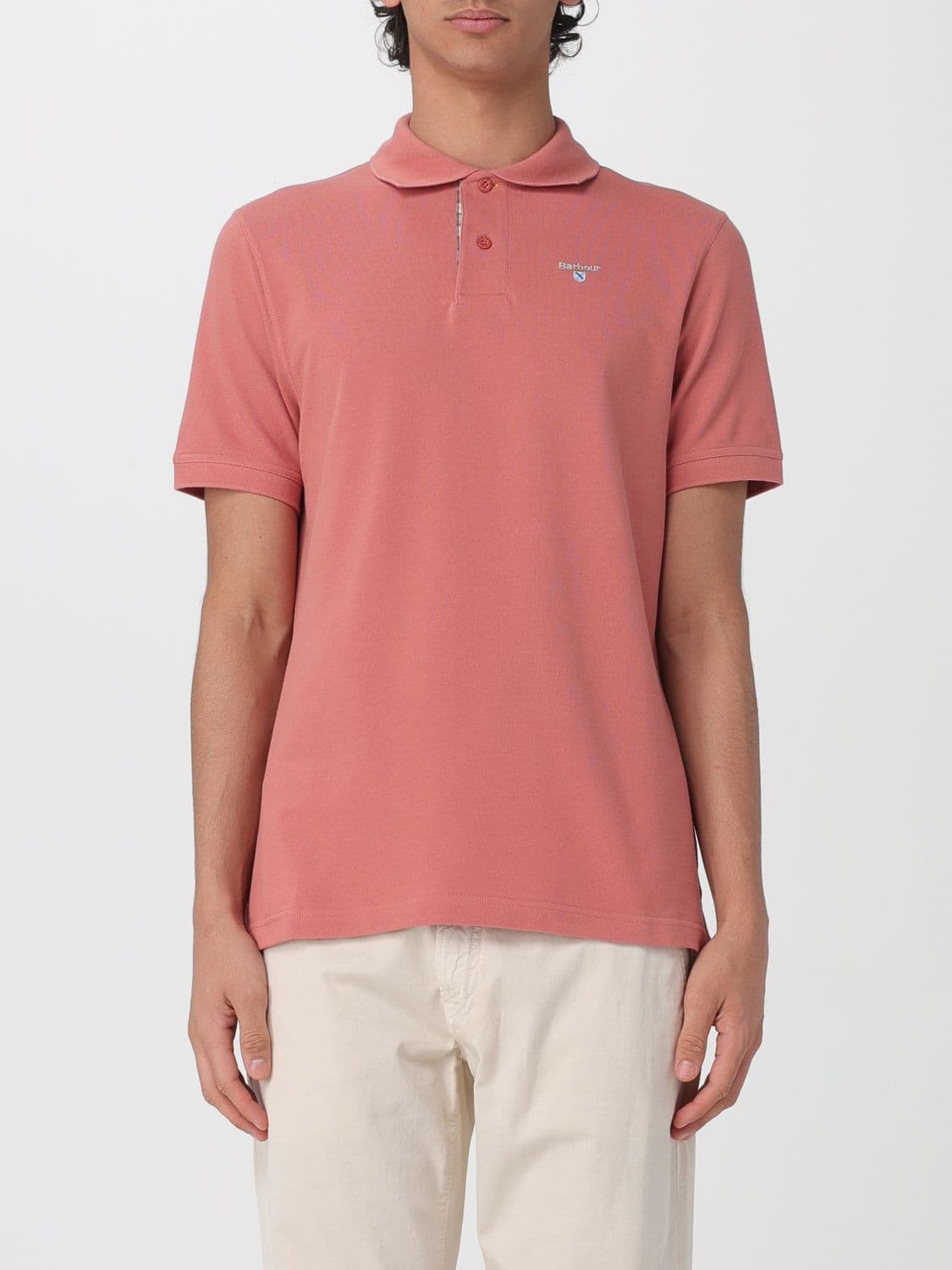 Barbour Cotton Polo Shirt with Logo