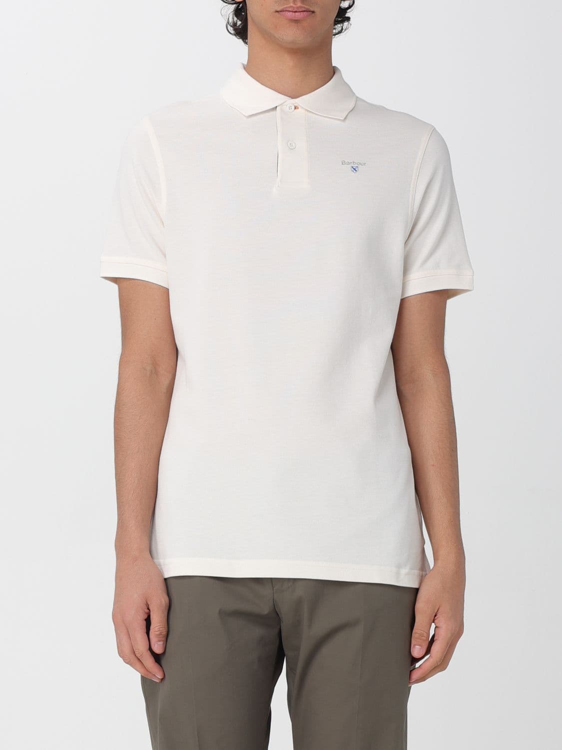 Barbour Cotton Polo Shirt with Logo