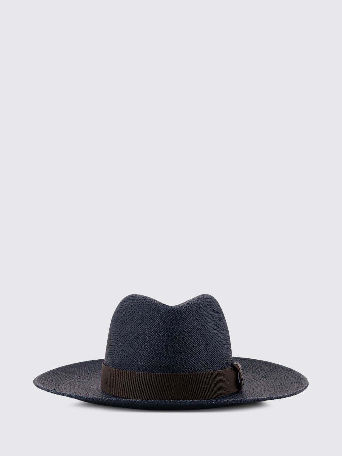 Brunello Cucinelli Raffia Hat with Ribbon · M