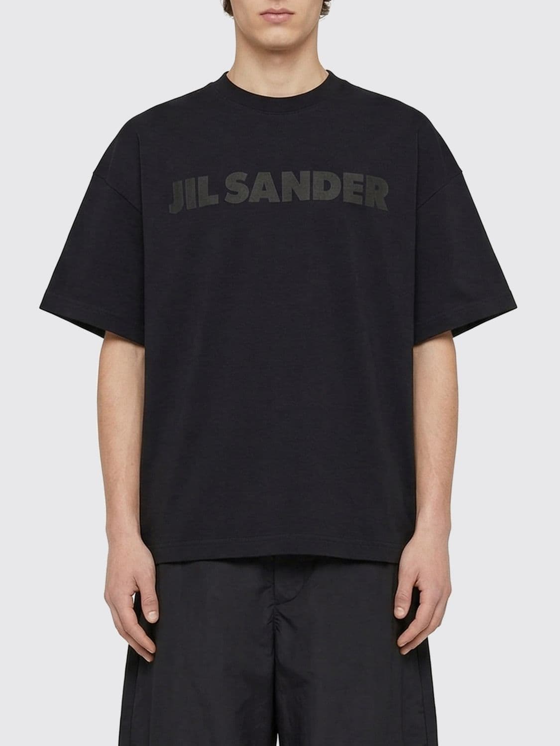 Jil Sander Cotton T-Shirt with Logo Print