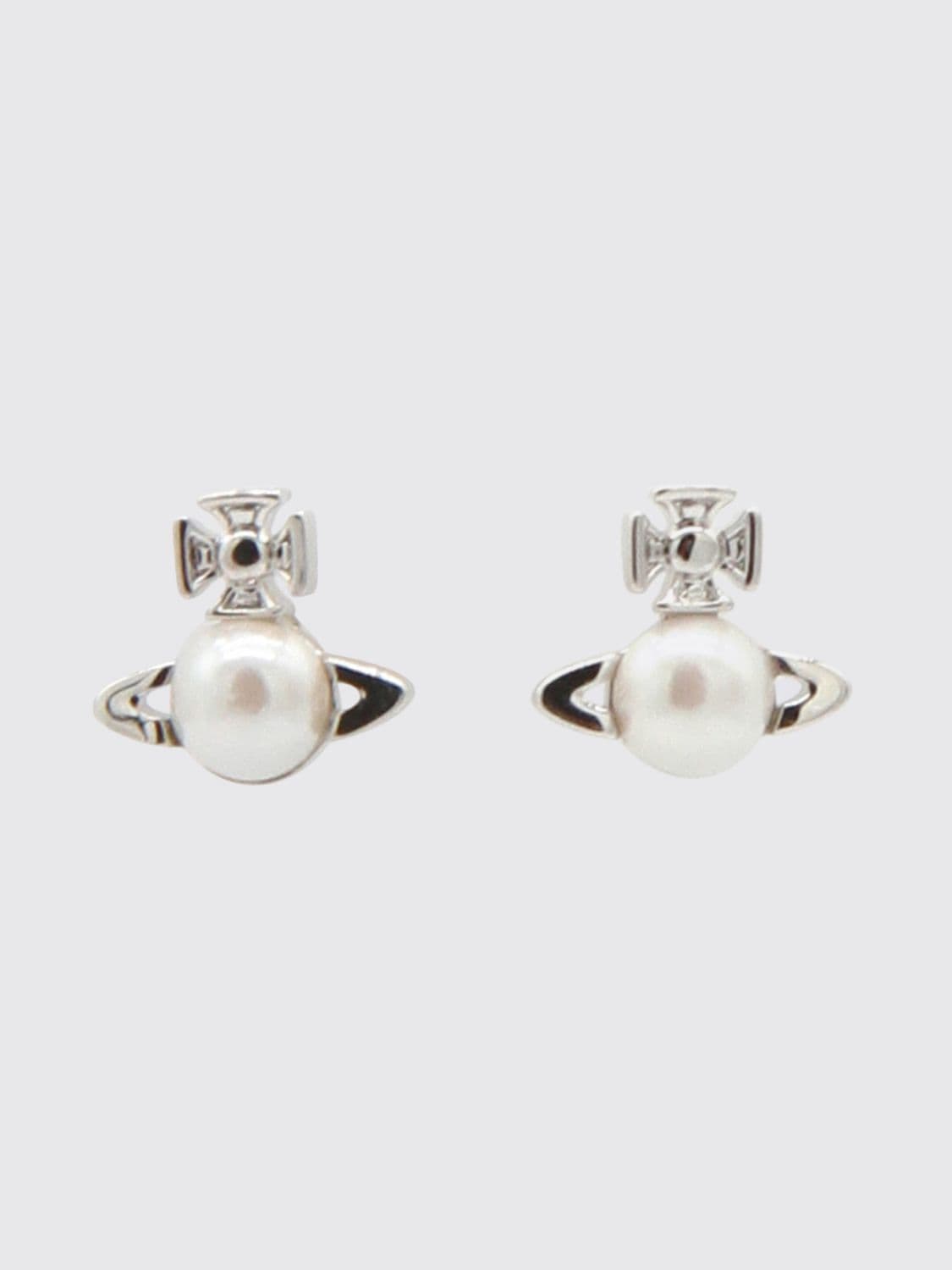 Vivienne Westwood Orb Earrings with Synthetic Pearls
