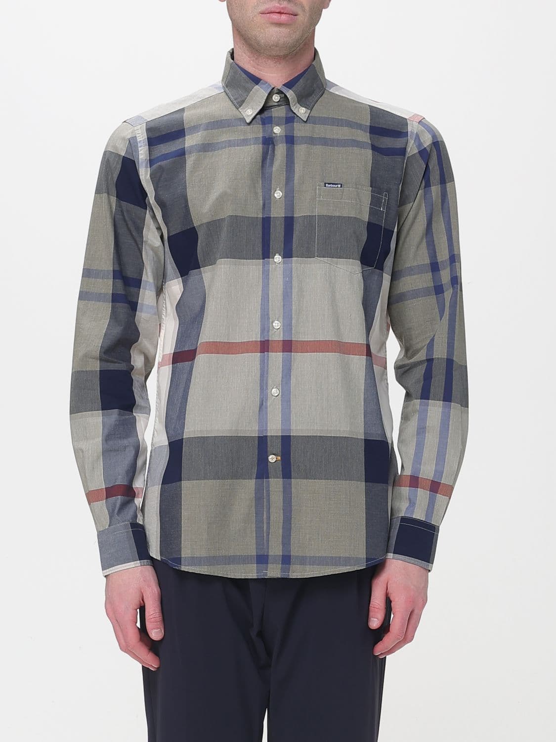 Barbour Cotton Shirt with Vintage Check Pattern
