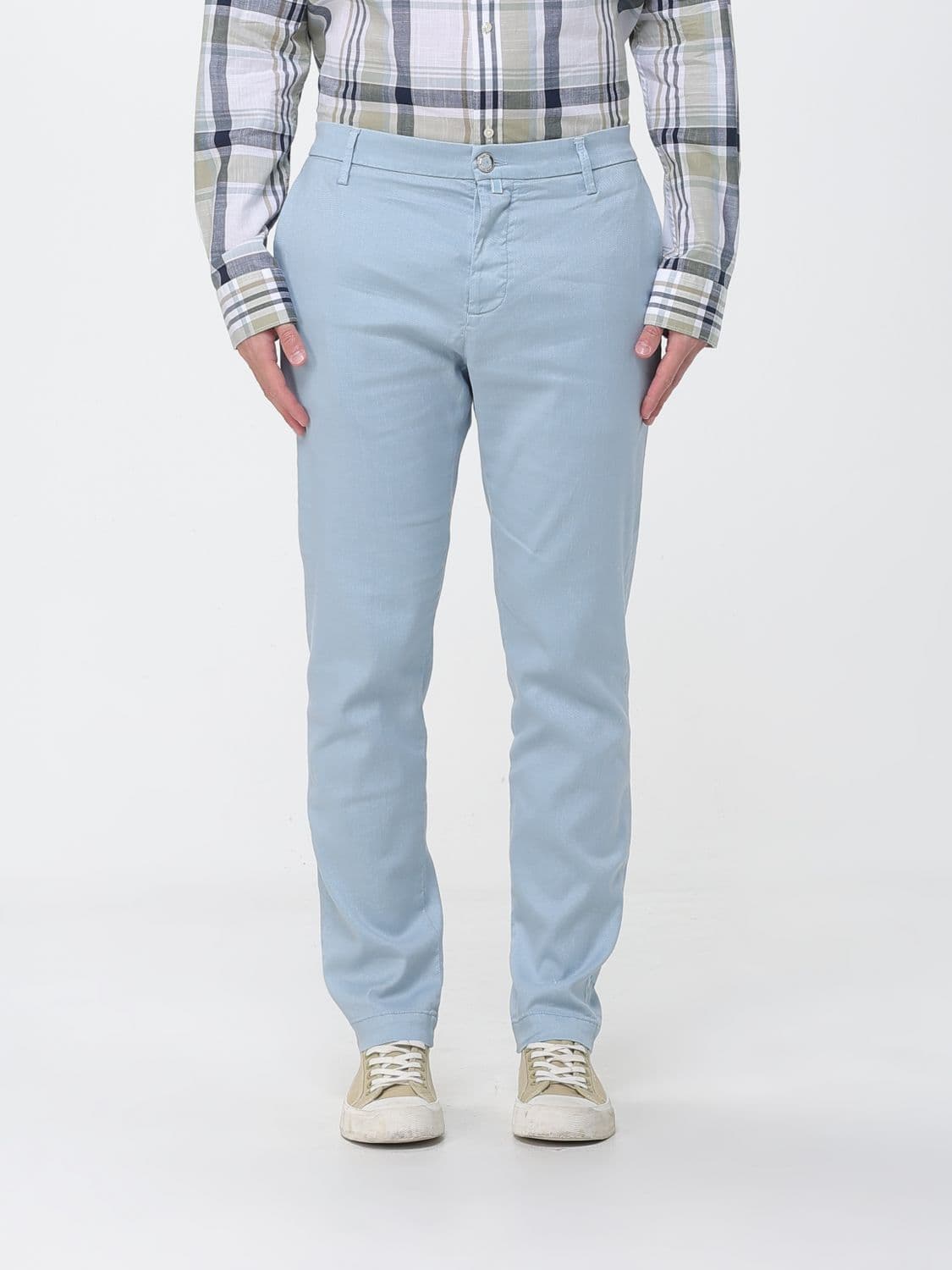Jacob Cohen Slim Fit Trousers in Cotton Blend