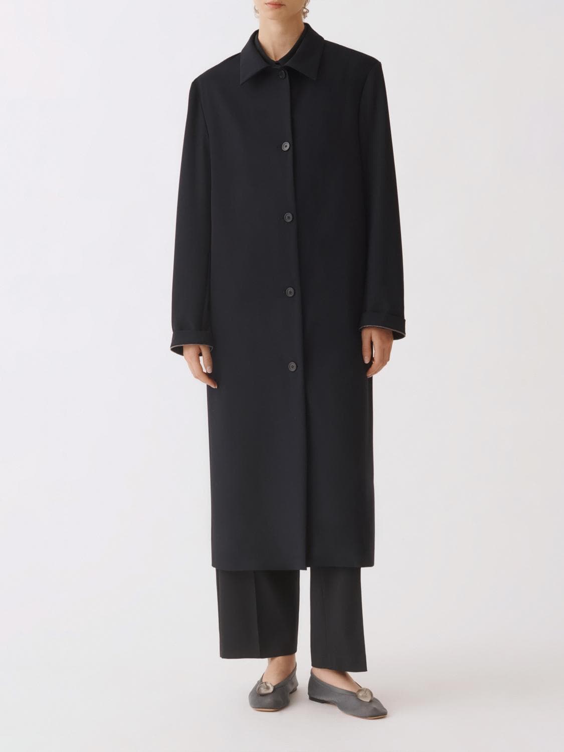 Fabiana Filippi Coat in Viscose Blend