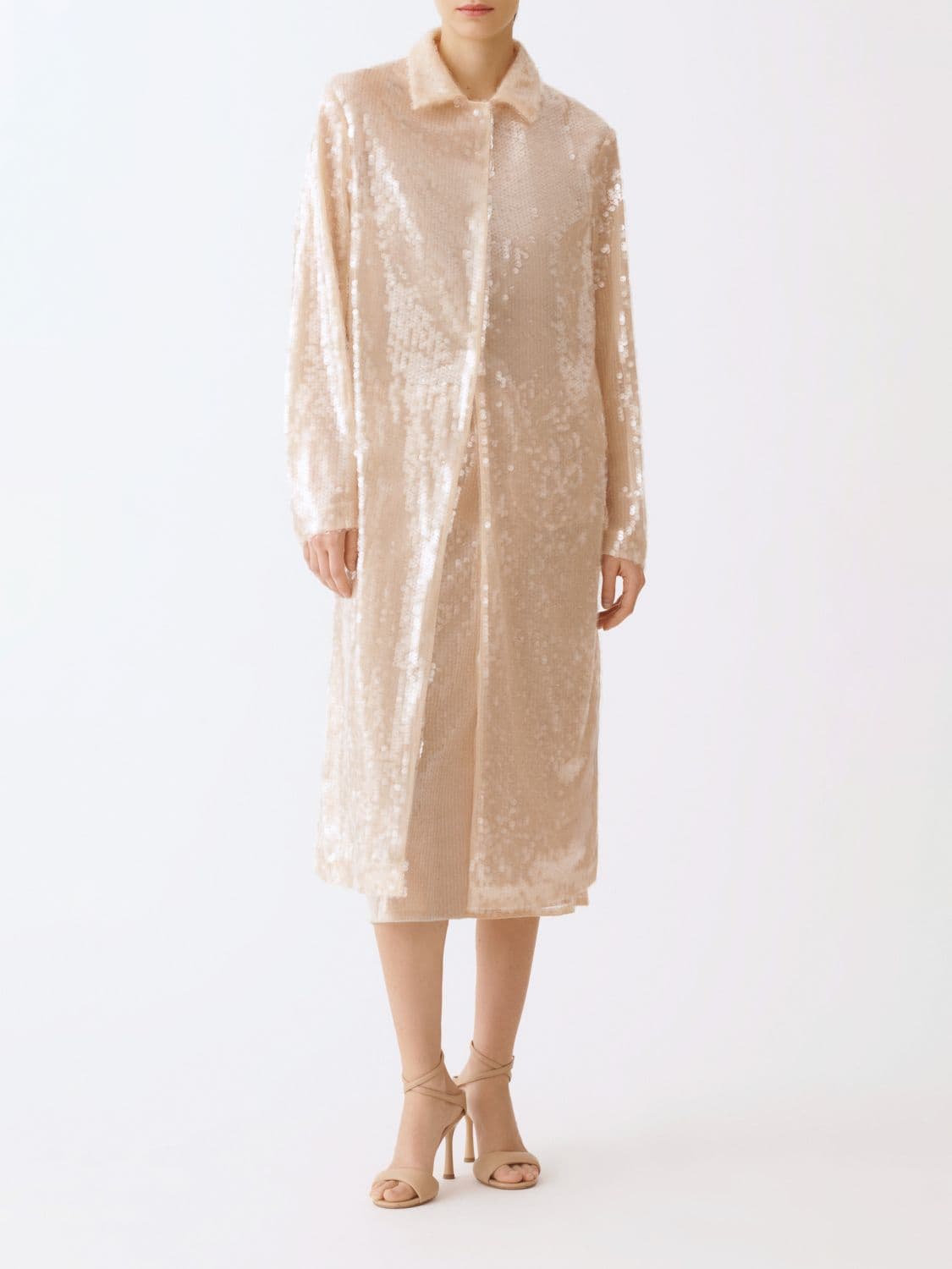 Fabiana Filippi Long Sequin Jacket