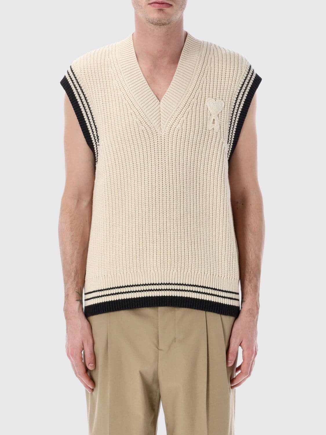 Ami Paris Knitted Vest