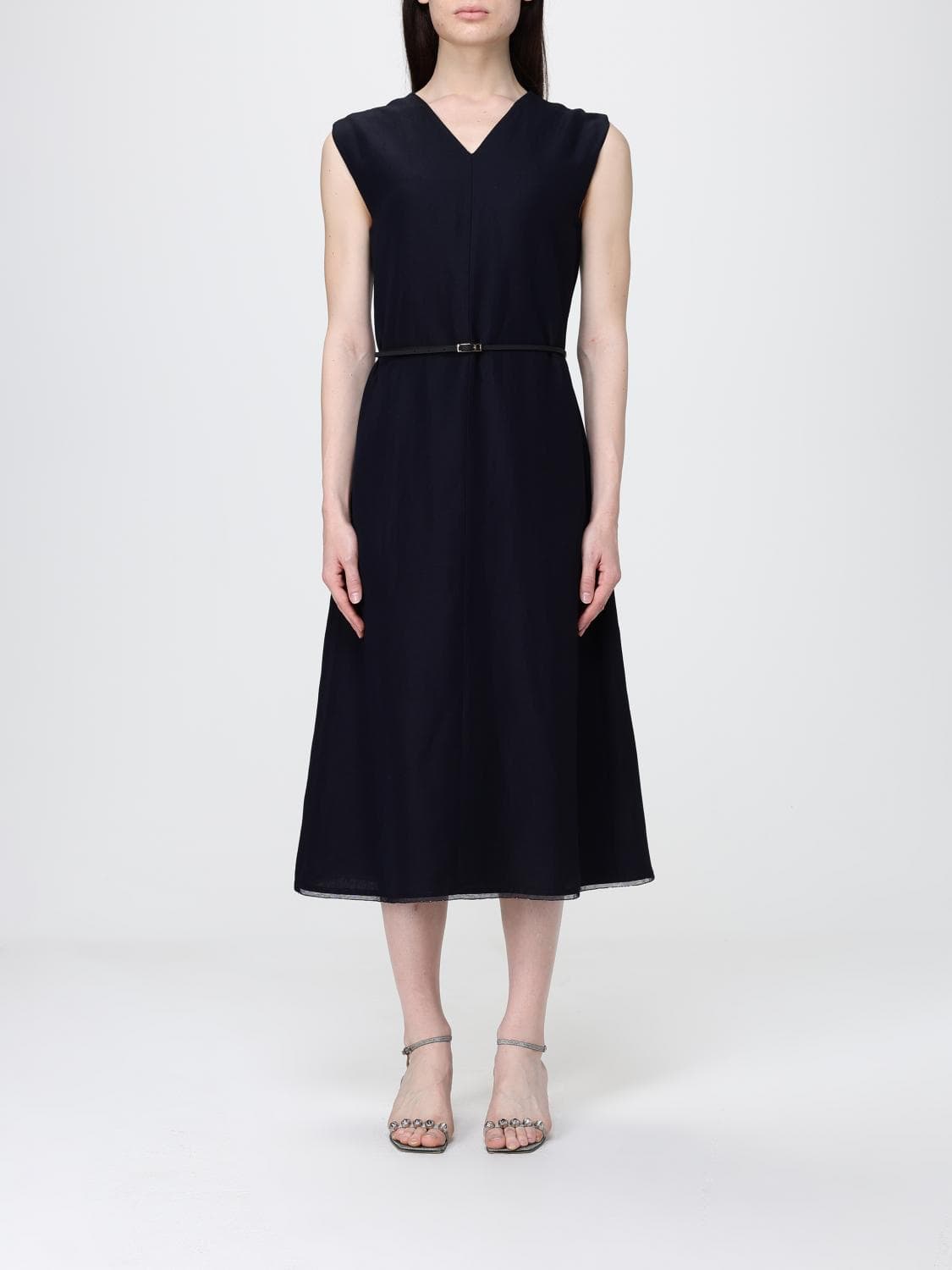 Fabiana Filippi Dress in Viscose and Linen
