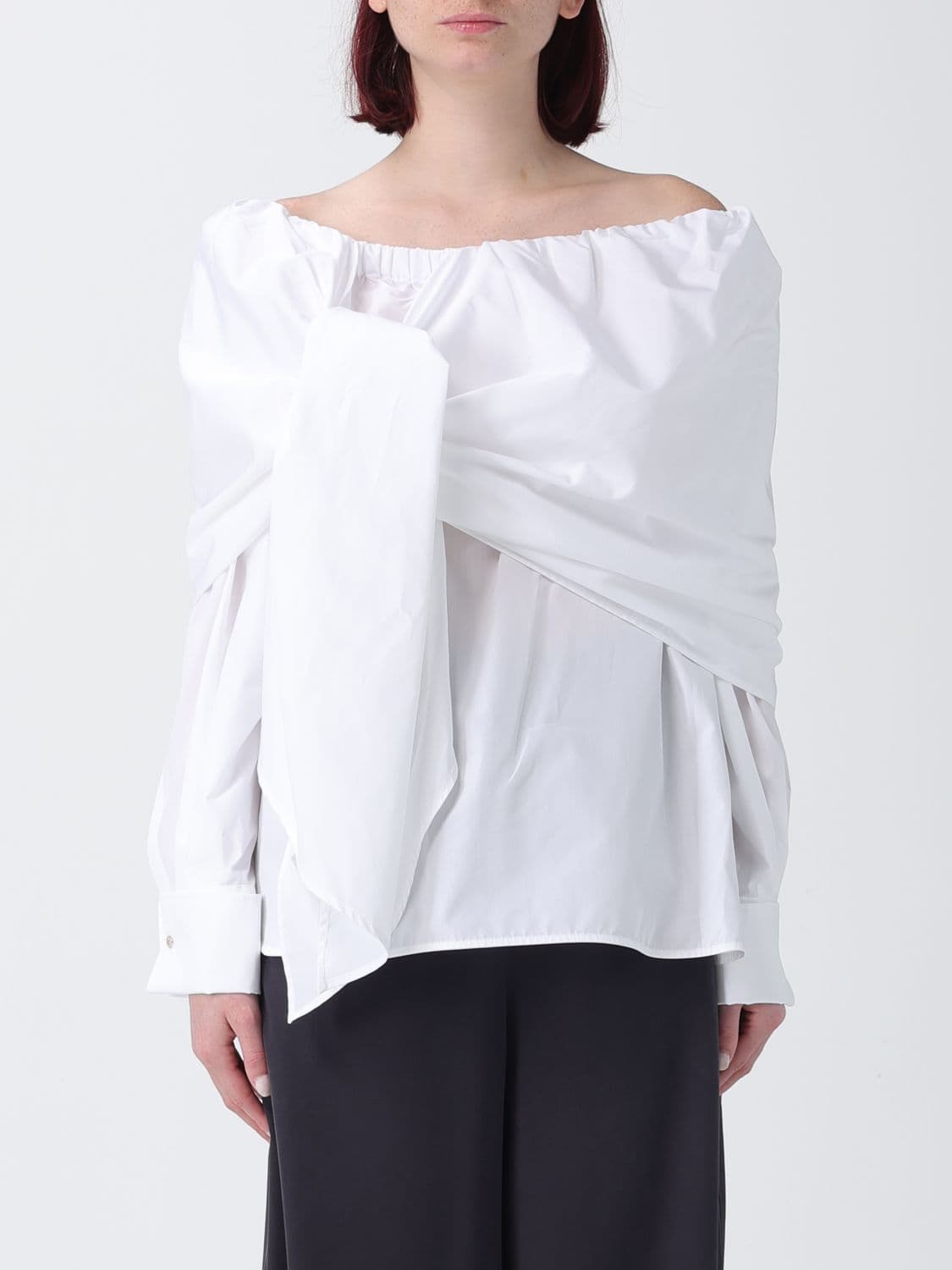 Max Mara Cotton Poplin Blouse