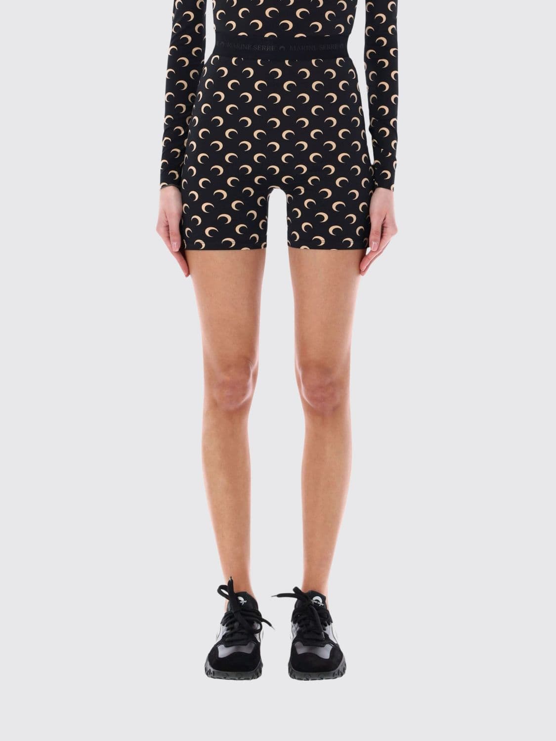 Marine Serre Printed Jersey Cycling Shorts