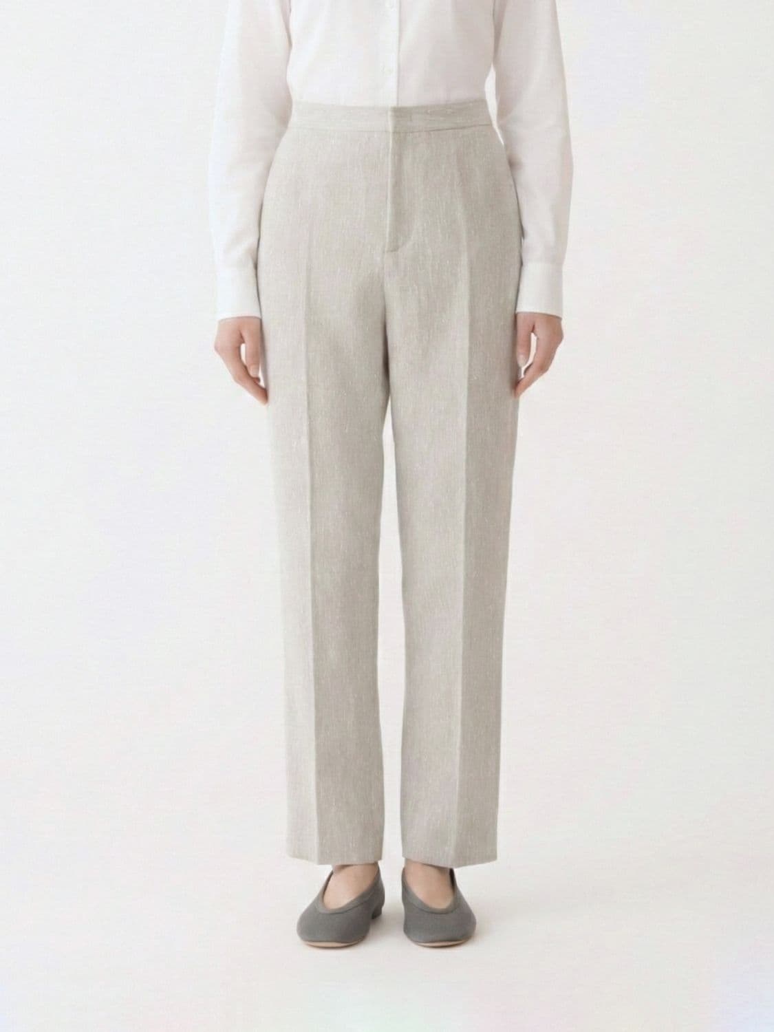 Fabiana Filippi Wool and Cotton Blend Tailored Trousers