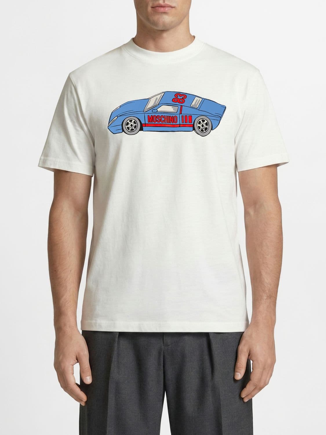 Moschino Couture Printed Cotton T-Shirt