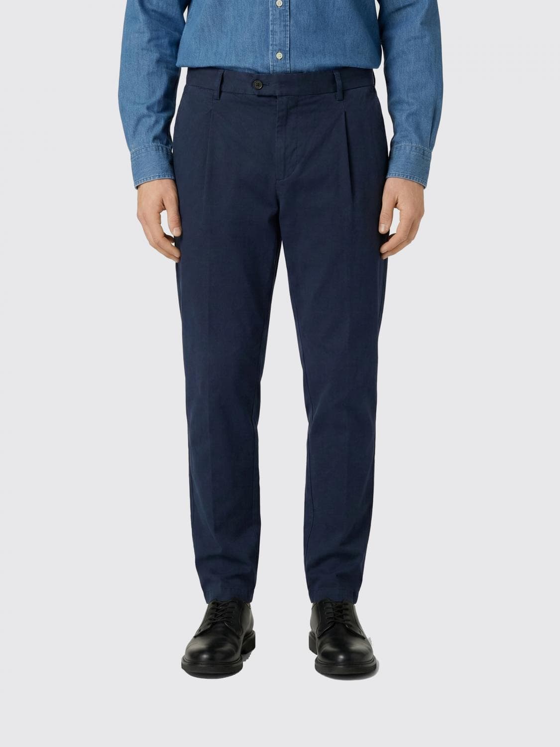 Eleventy Stretch Cotton Blend Chino Trousers