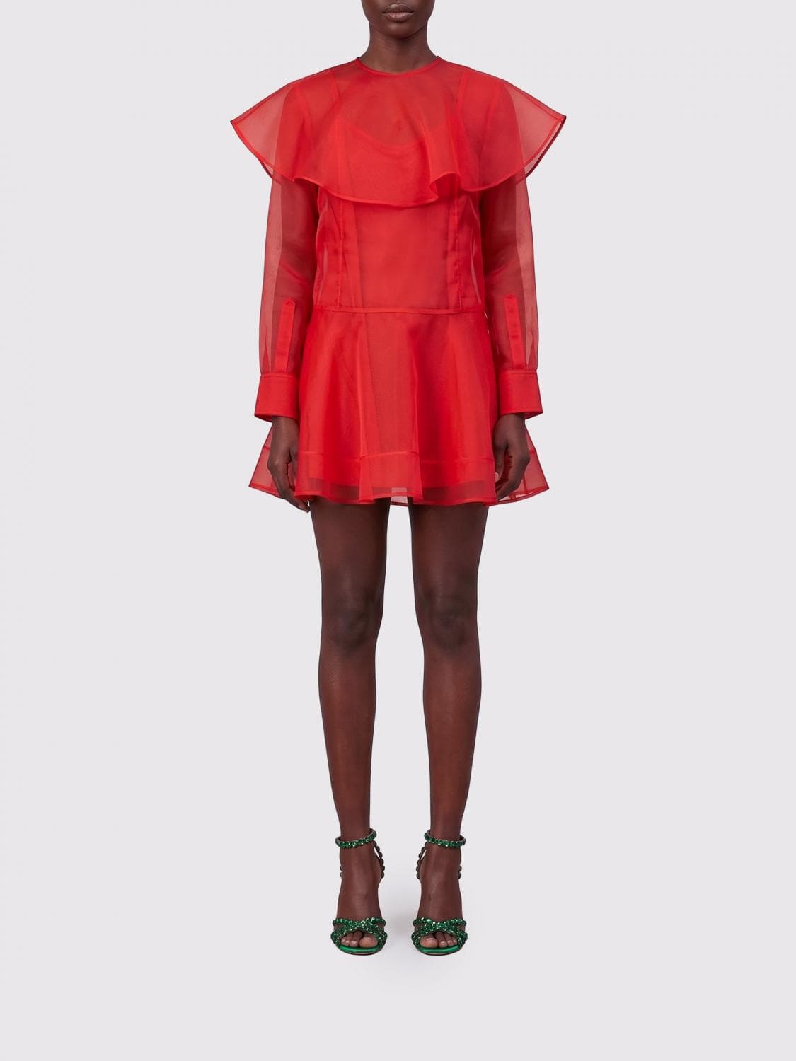 Ganni Mini Organza Dress