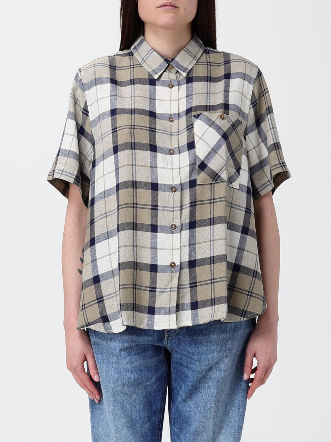 Barbour Cotton Casual Shirt with Check Print
