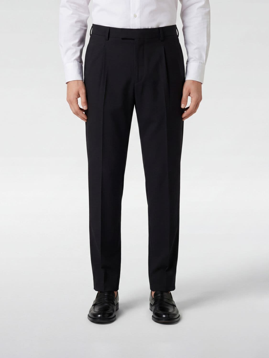 Pt Torino Cotton Blend Stretch Tailored Trousers