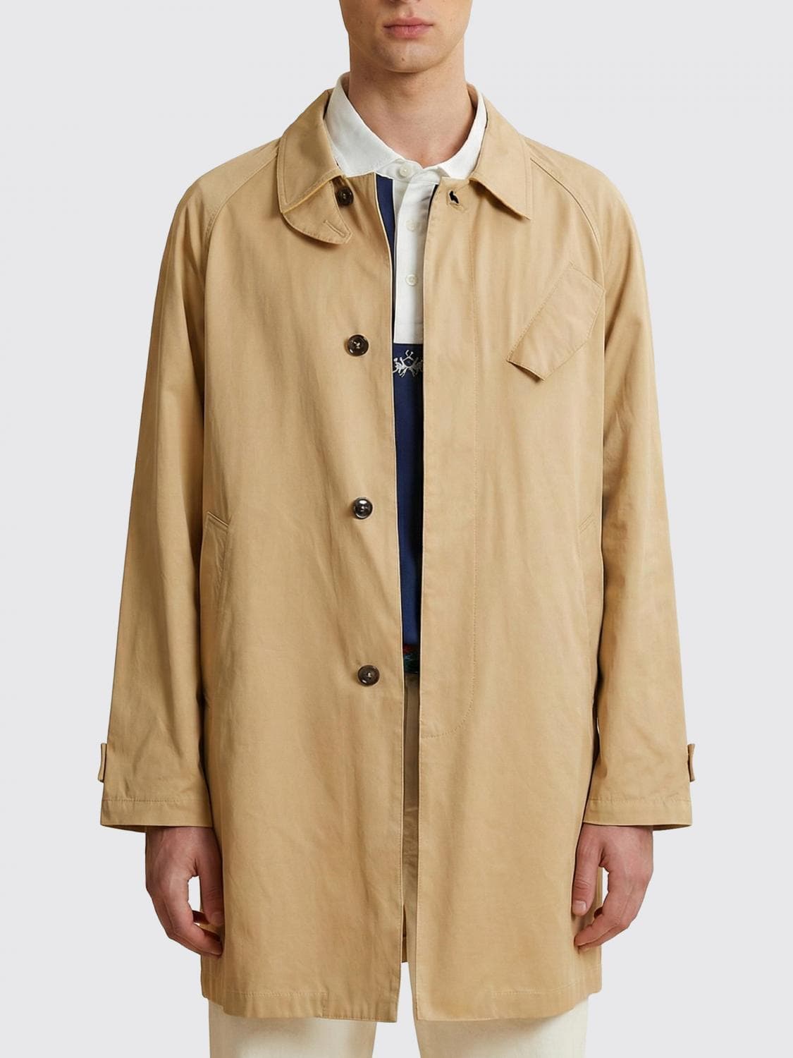 La Martina Cotton Blend Raincoat