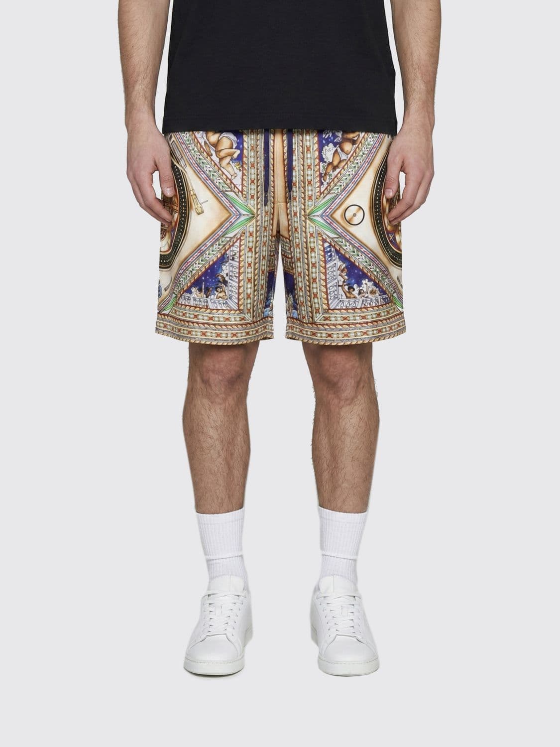 Casablanca Printed Silk Shorts