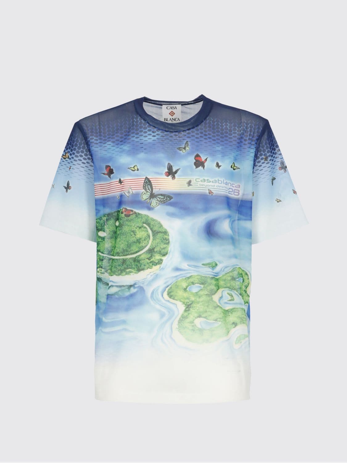 Casablanca Printed Technical Fabric T-shirt