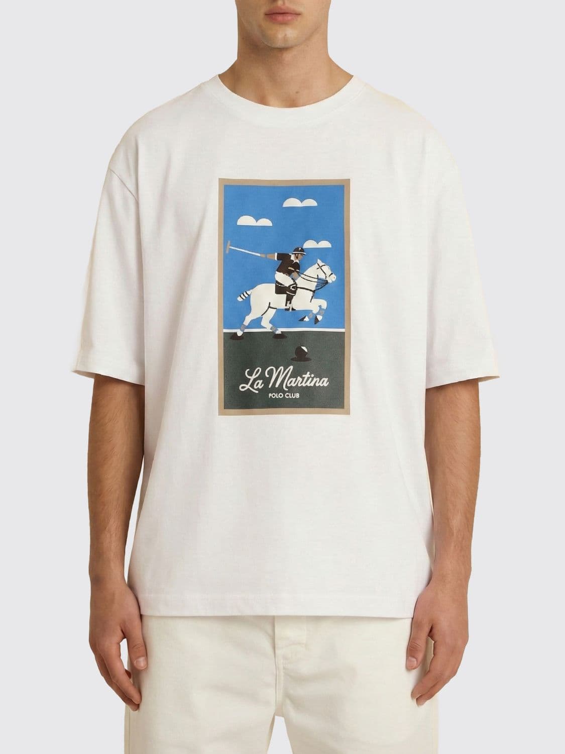 La Martina Printed Cotton T-shirt