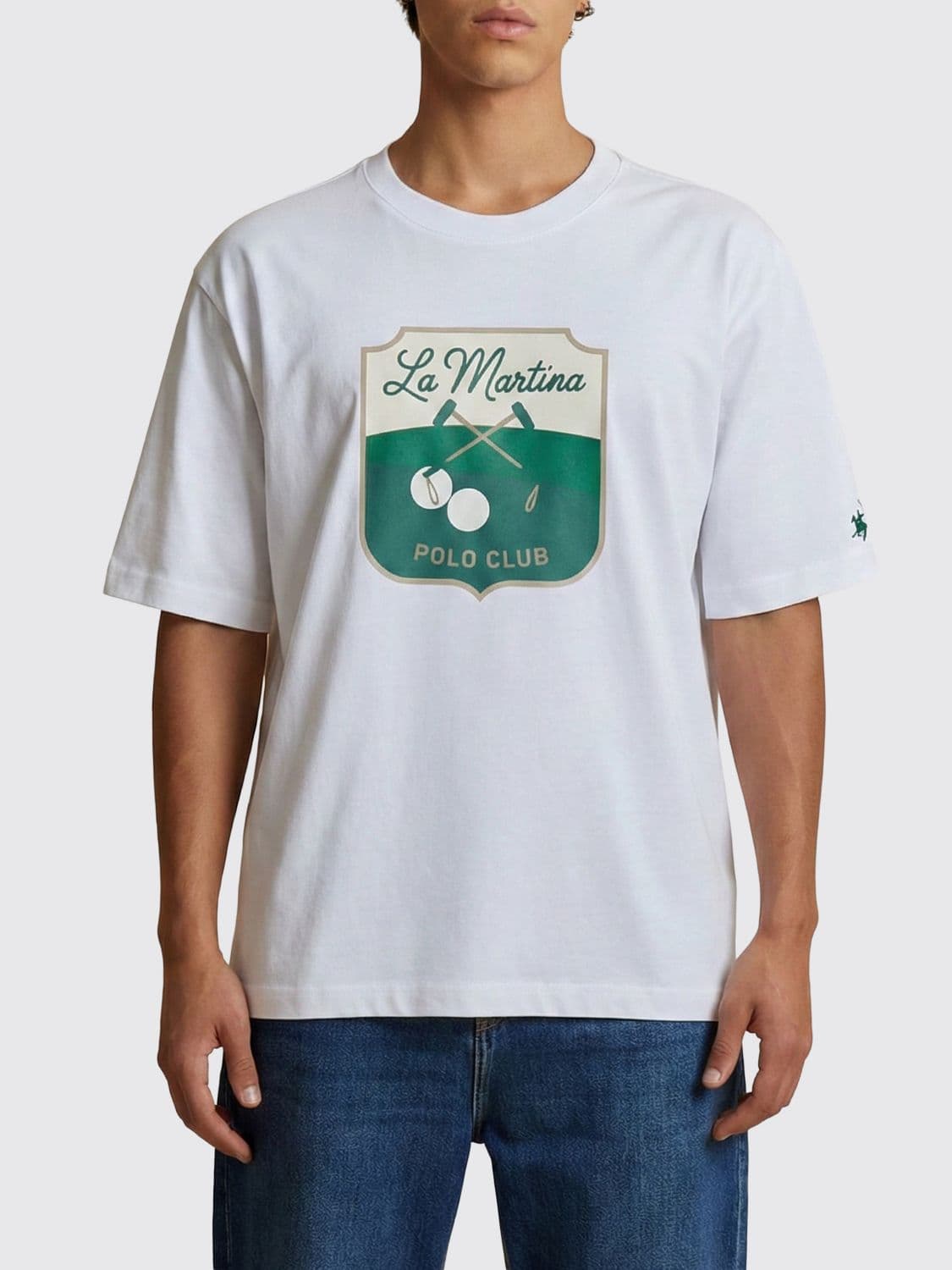 La Martina Printed Cotton T-shirt
