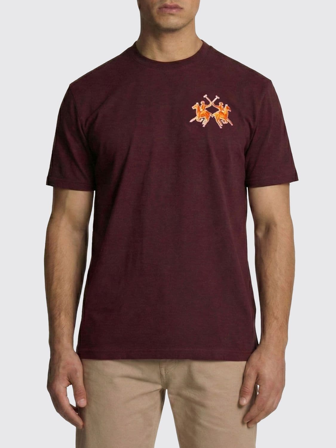 La Martina Cotton T-shirt with Logo