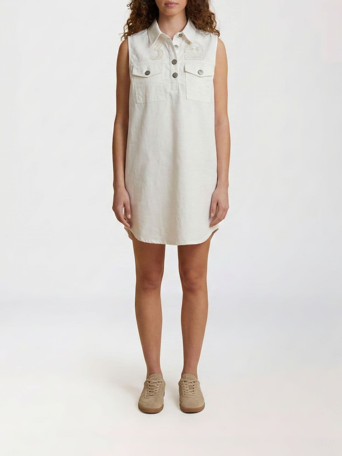 La Martina Cotton and Linen Shirtdress