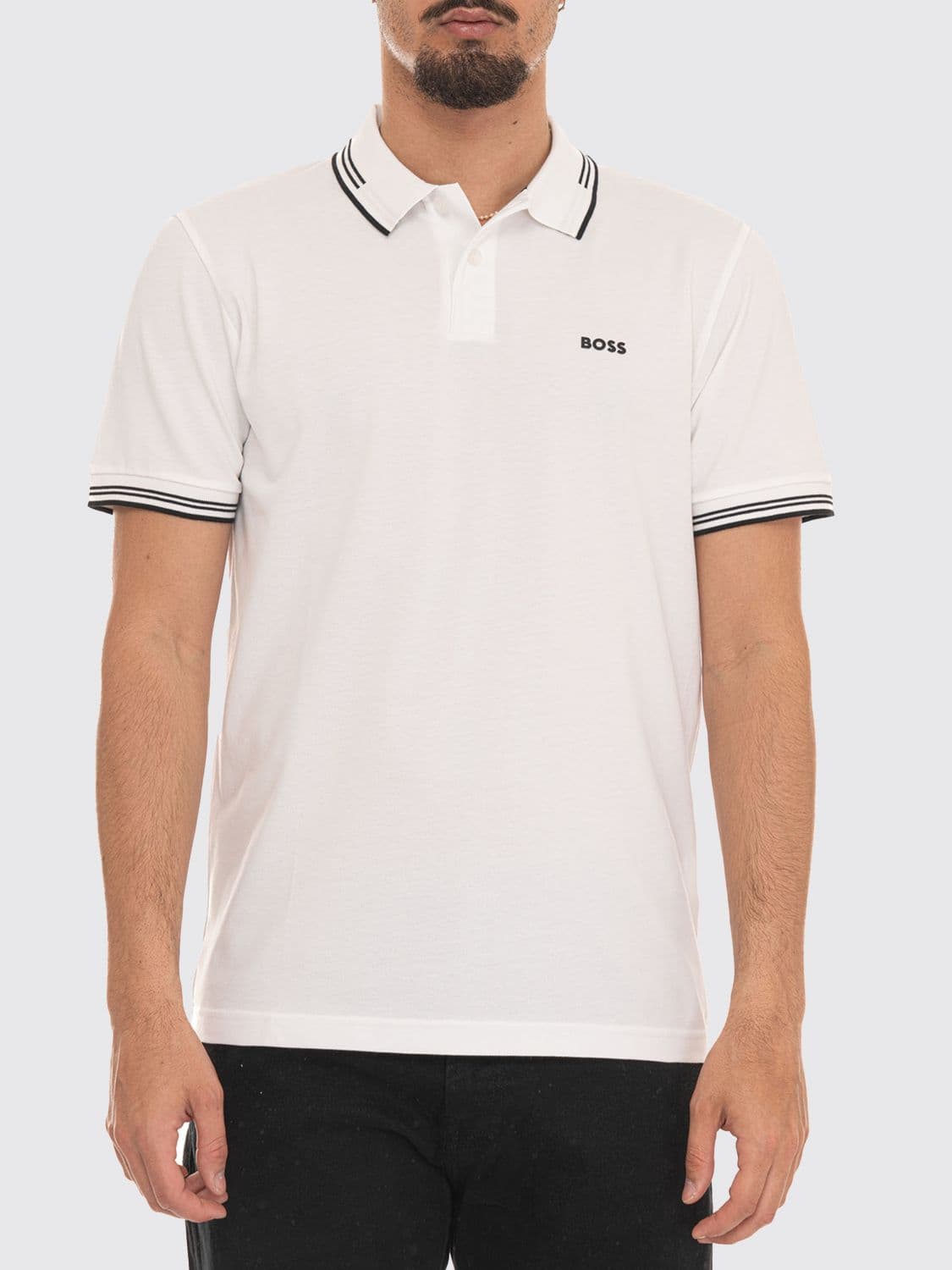 Boss Cotton Polo with Logo