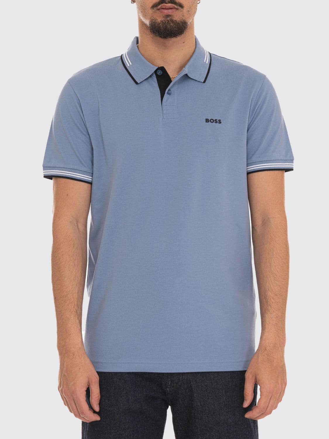Boss Cotton Polo with Logo