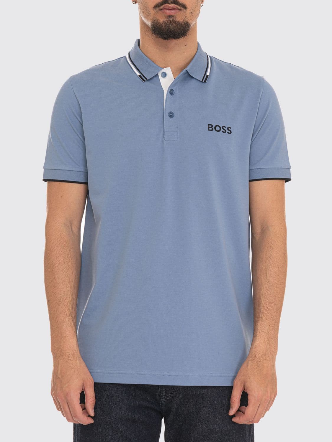 Boss Cotton Polo with Logo