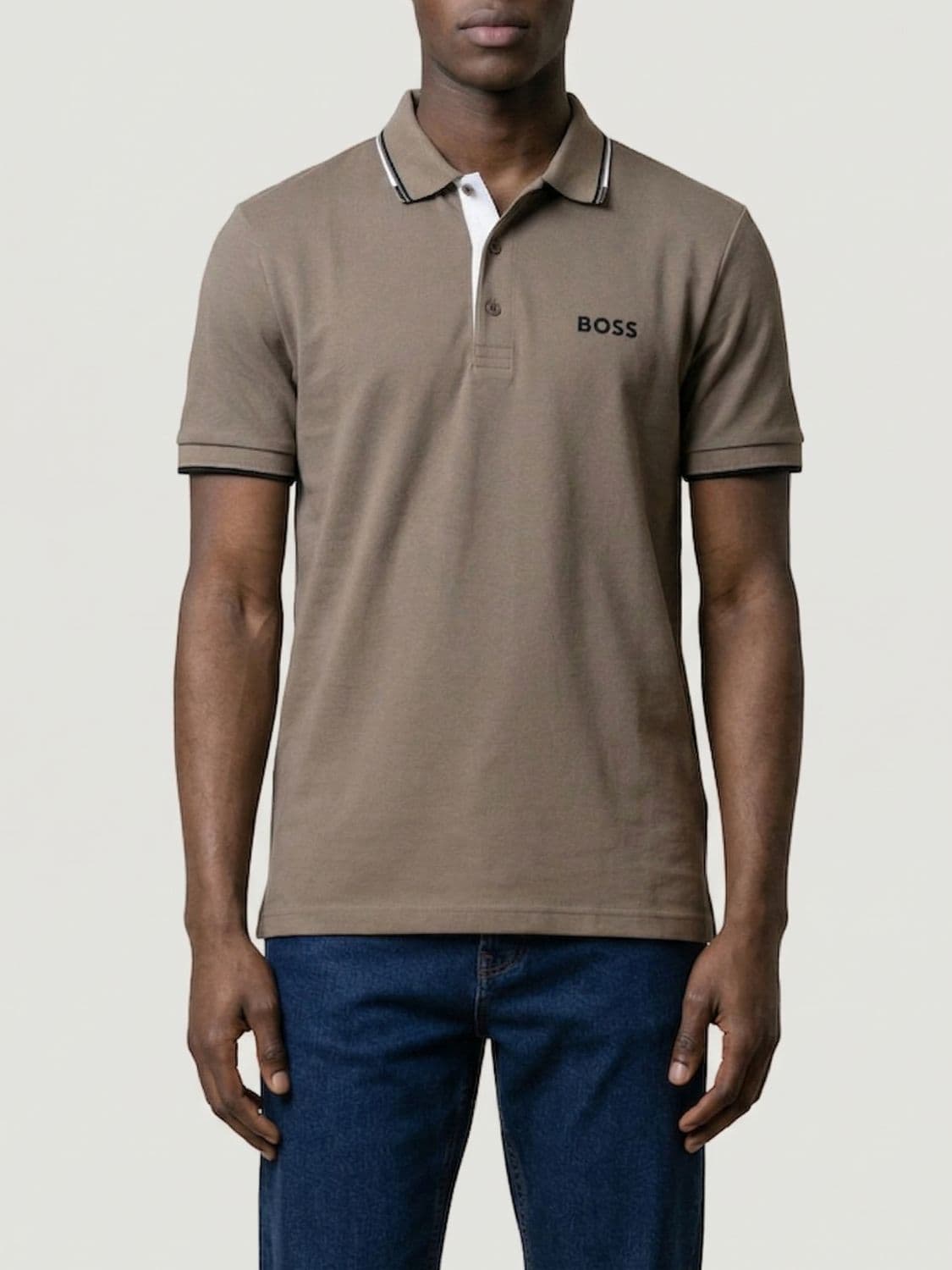 Boss Cotton Polo with Logo