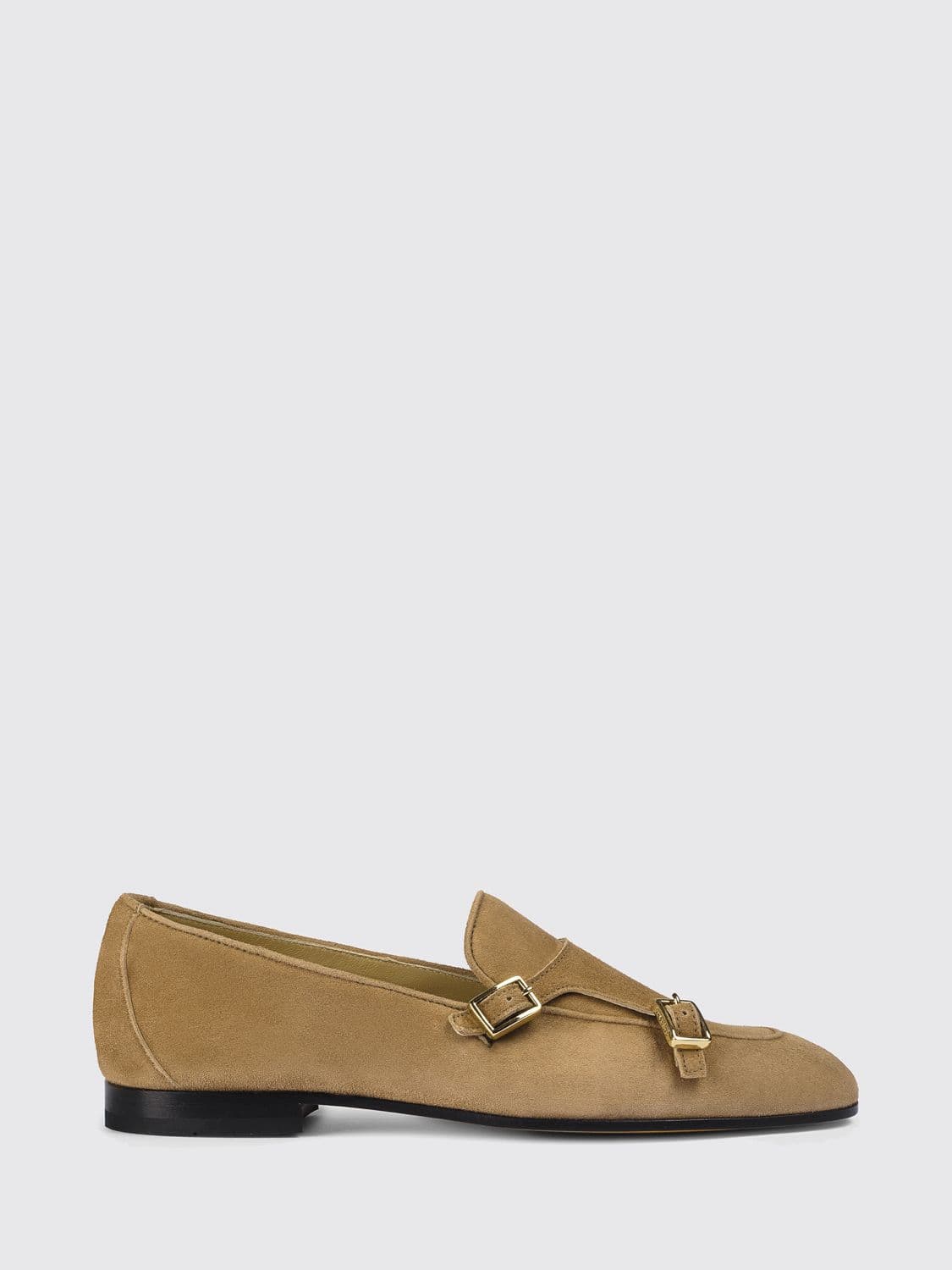 Doucal's Suede Monk Strap Shoes