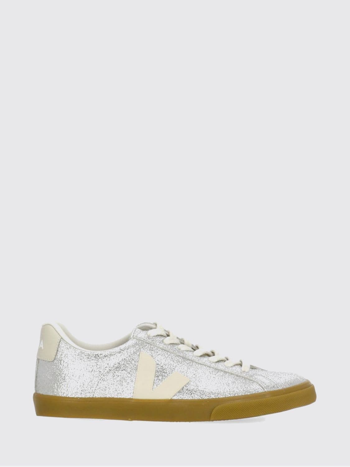 Veja Esplar Cracked Laminated Leather Sneakers