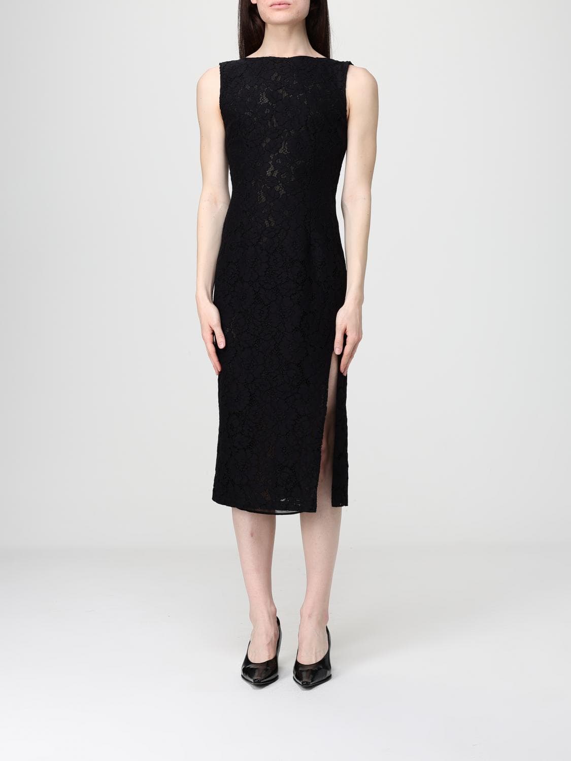 Pinko Drupa Midi Lace Dress