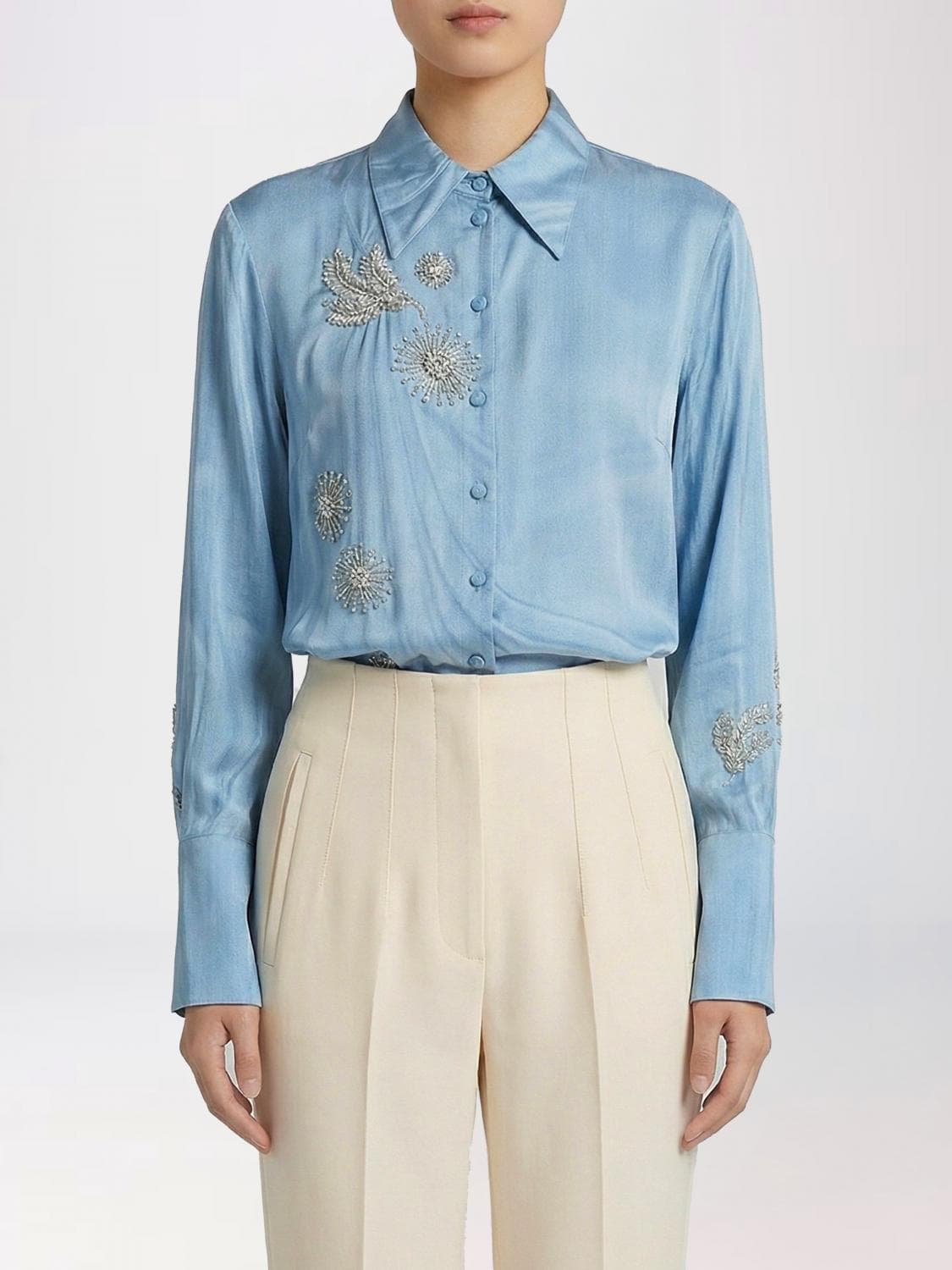Pinko Printed Viscose Shirt · 40