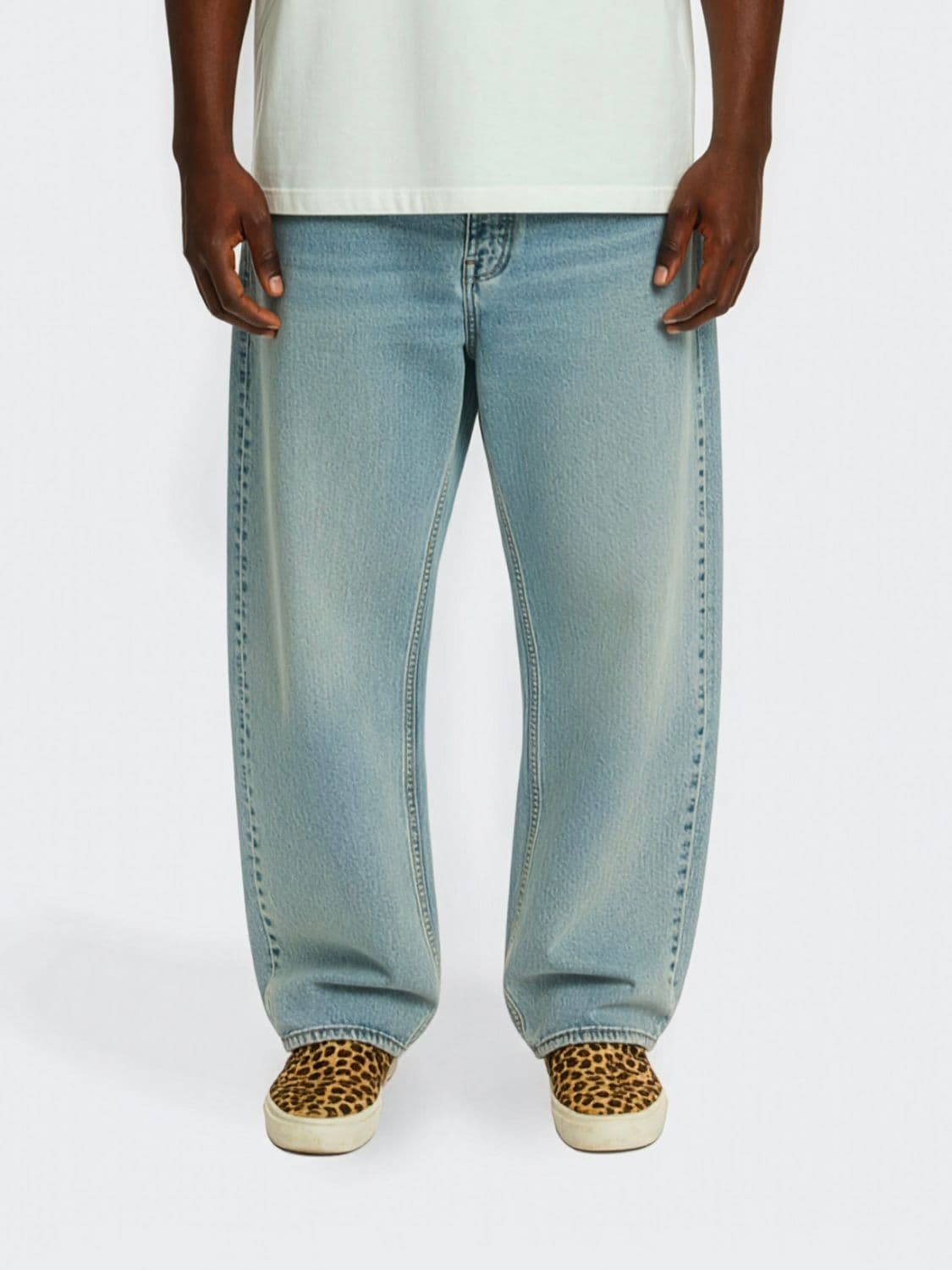 Barrow Wide-Leg Denim Jeans
