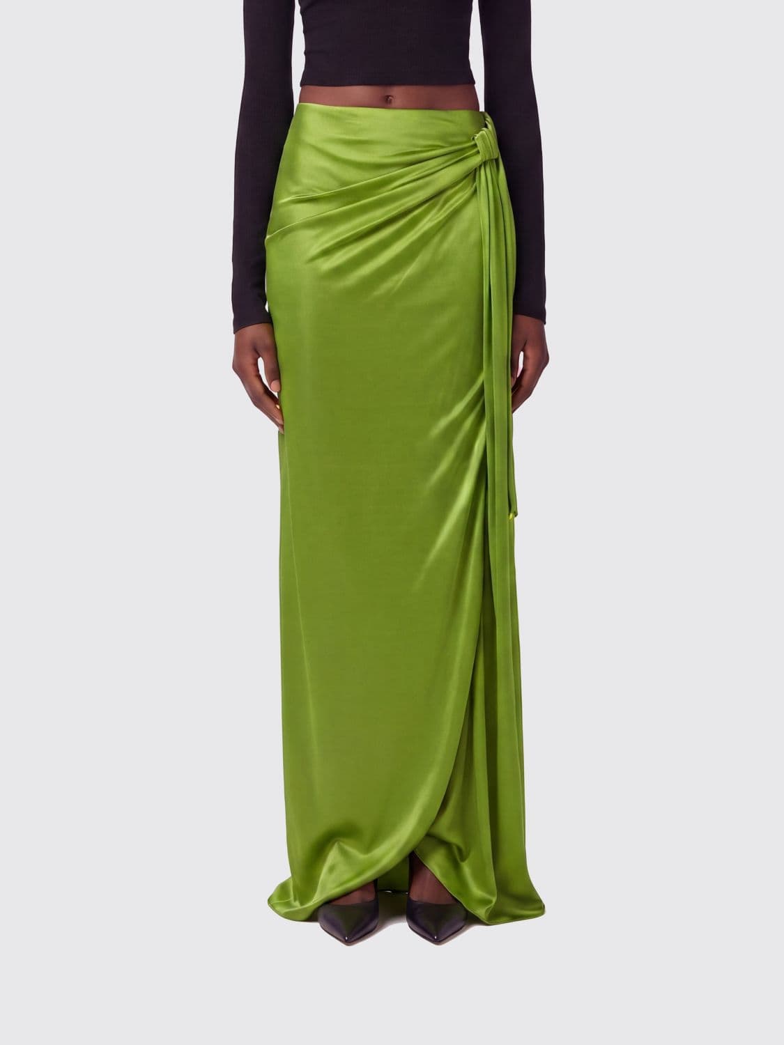 Elisabetta Franchi Jersey Long Skirt
