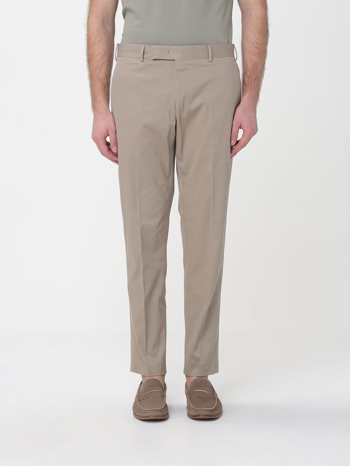 Pt Torino Cotton Tailored Trousers