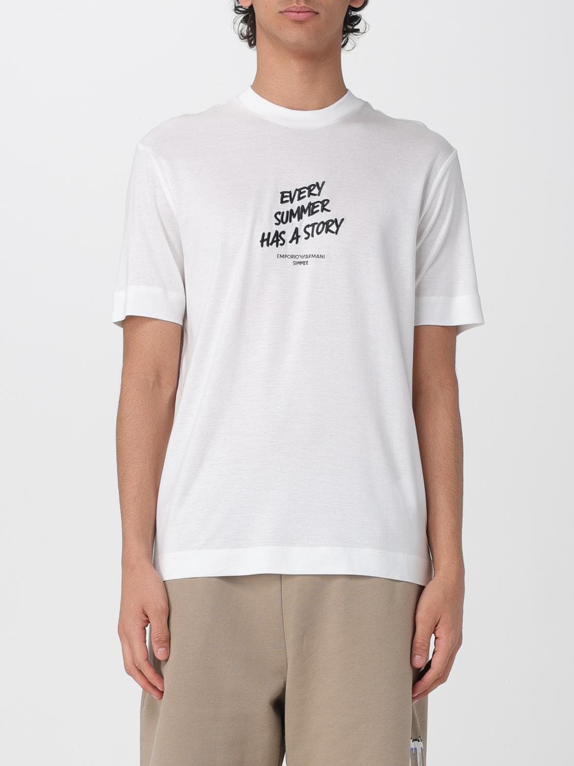 Emporio Armani Slogan T-Shirt · M