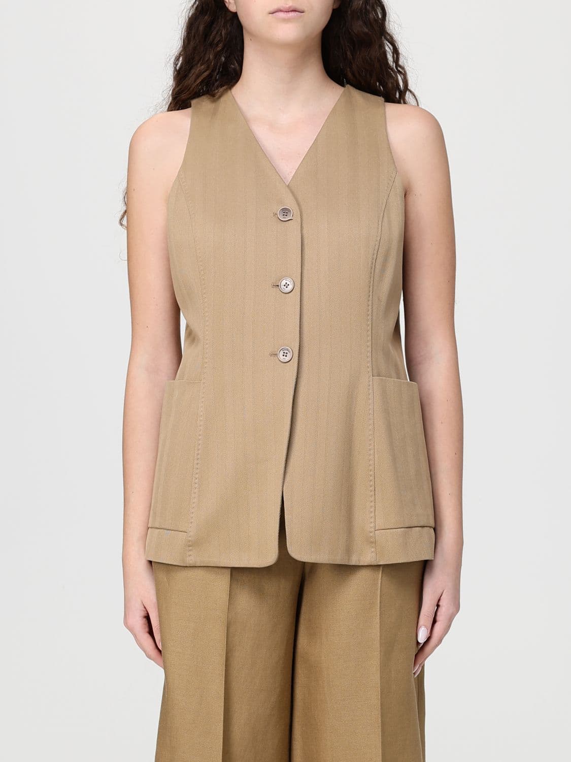 Max Mara Single-Breasted Vest