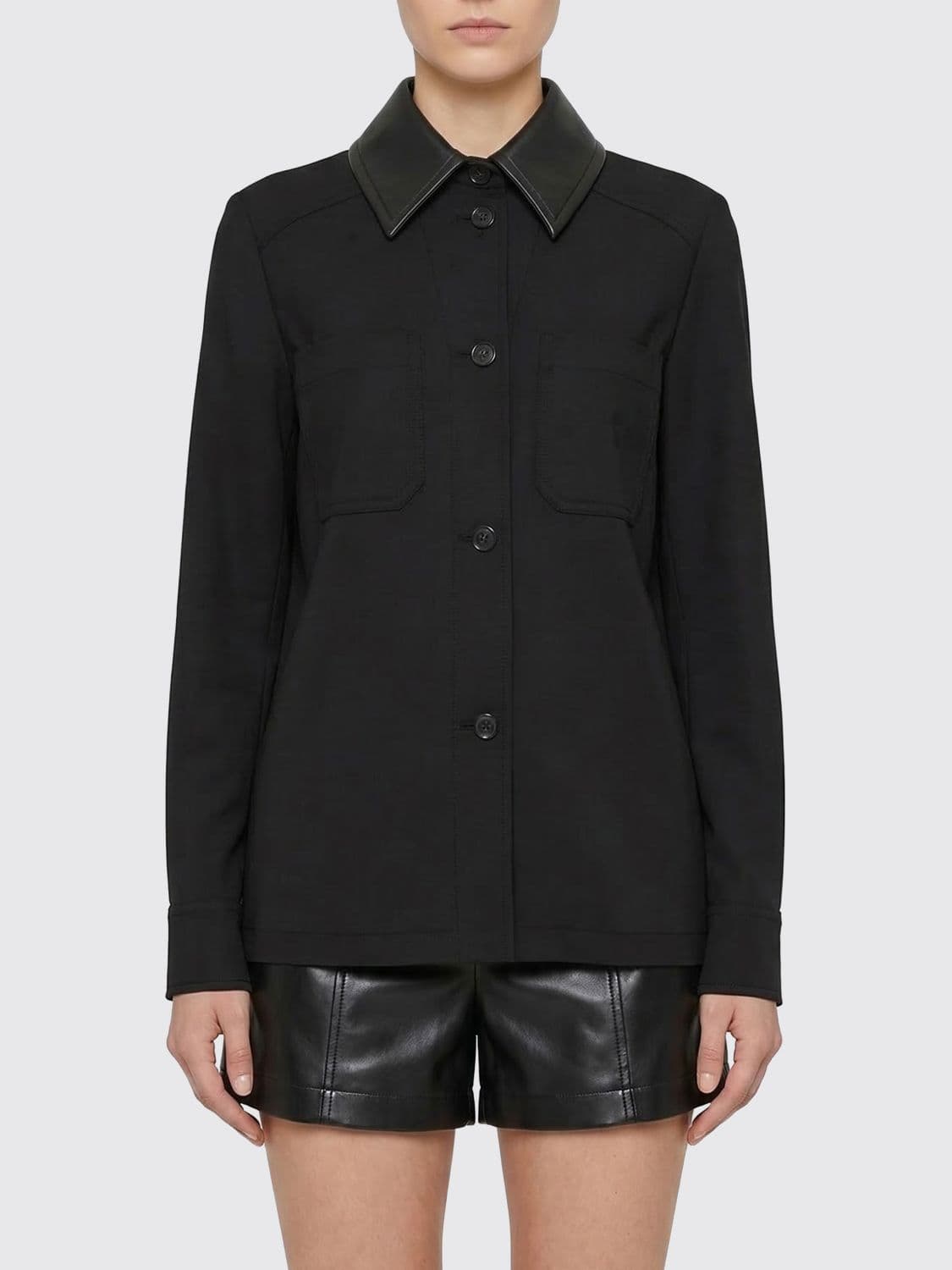 Sportmax Cotton Blend Shirt Jacket