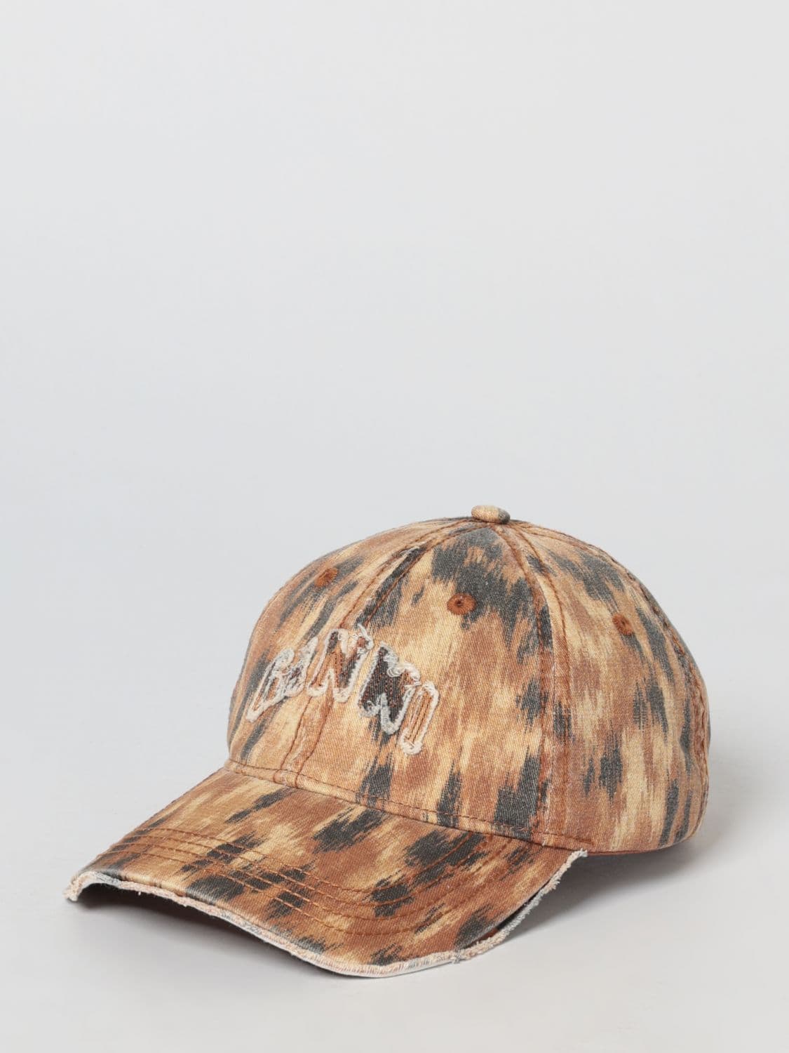 Ganni Animal Print Organic Cotton Hat · OS