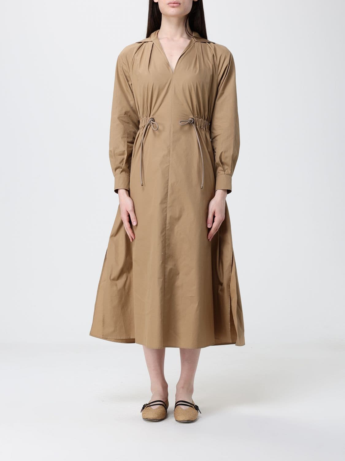 Max Mara Cotton Chemisier Dress · 42