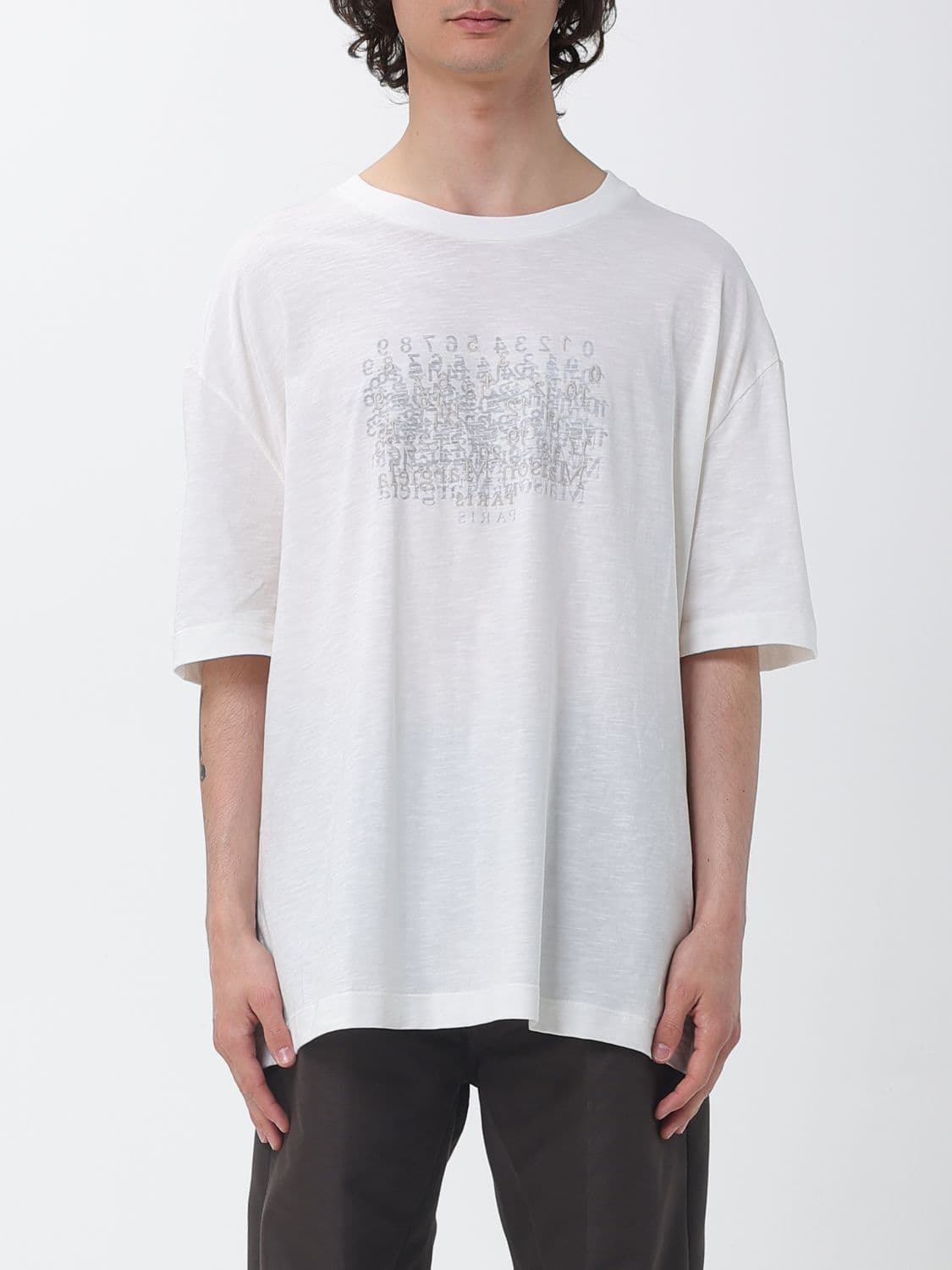 Maison Margiela Cotton T-Shirt with Logo