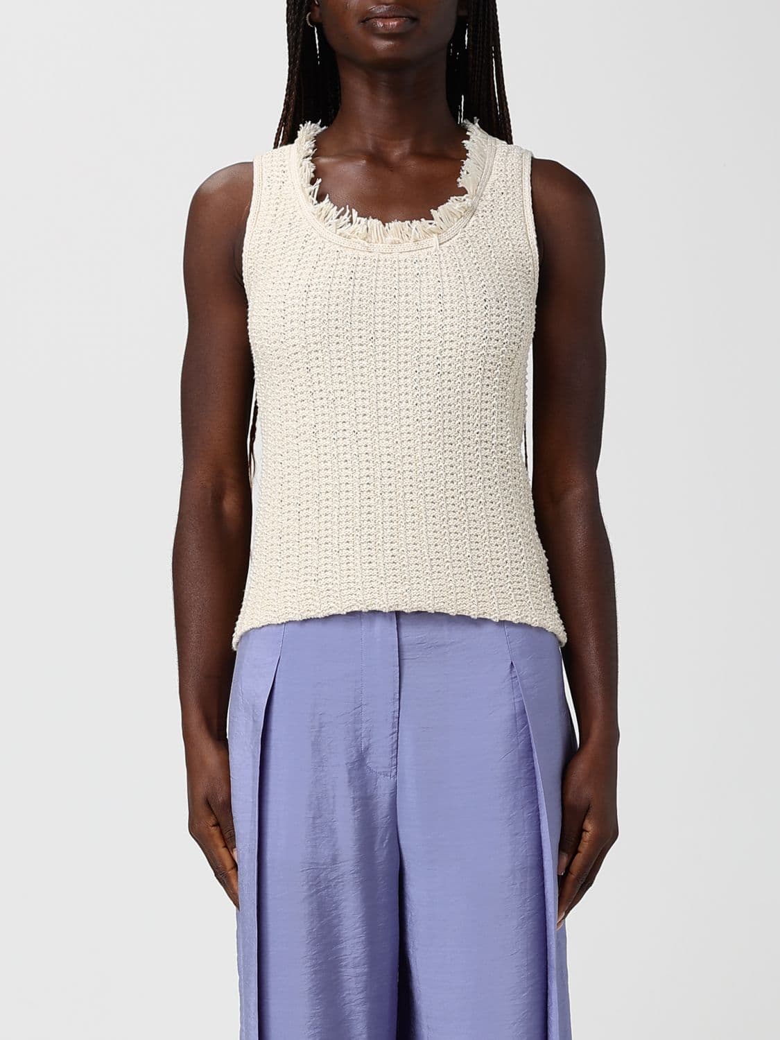 Emporio Armani Raffia Top · L