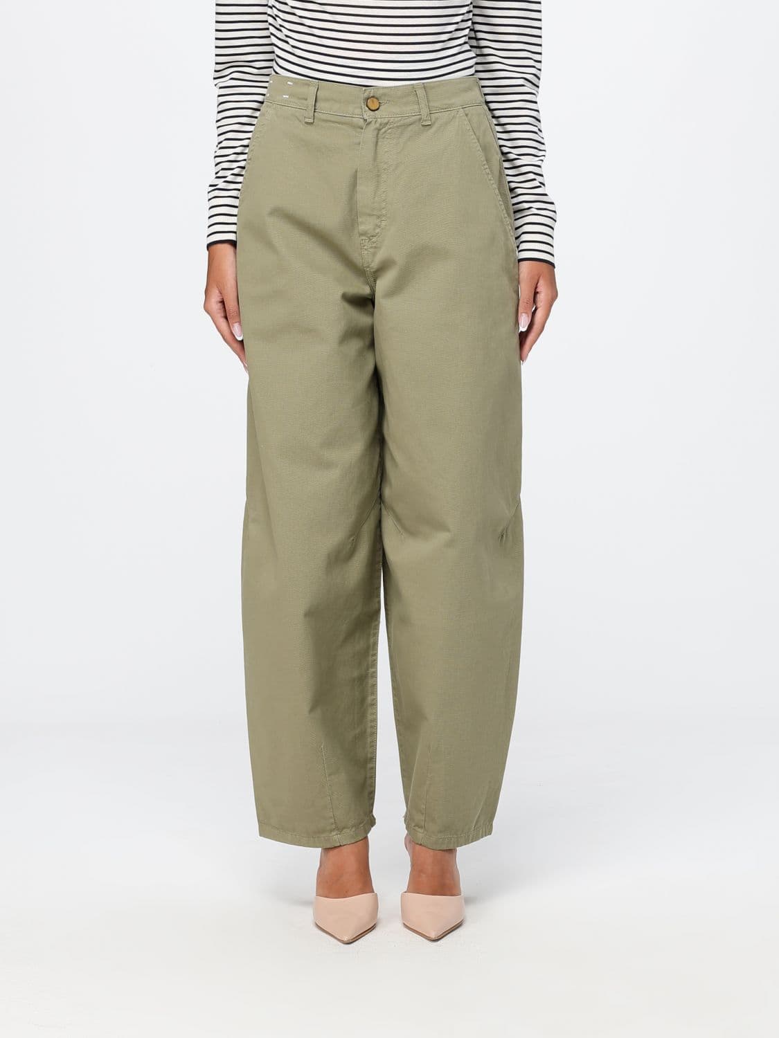 Alysi Pants Woman color Green