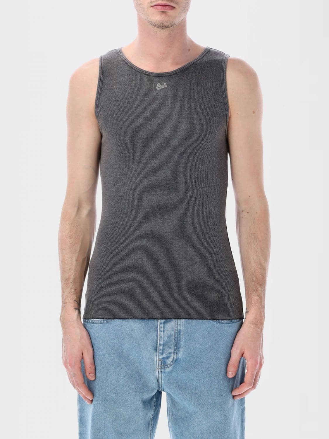 Erl Basic Cotton Blend Tank Top